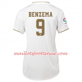 Maillot/Tenue Real Madrid Karim Benzema 9 Femme Domicile 2019/2020